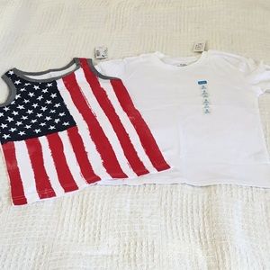 NWT boys size 5-6, two shirts